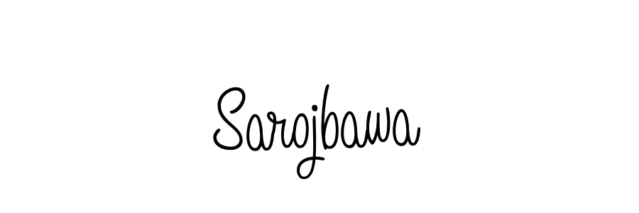 How to make Sarojbawa signature? Angelique-Rose-font-FFP is a professional autograph style. Create handwritten signature for Sarojbawa name. Sarojbawa signature style 5 images and pictures png