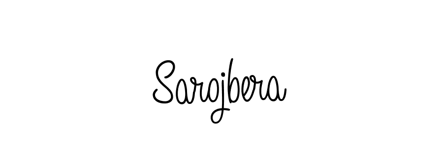 Sarojbera stylish signature style. Best Handwritten Sign (Angelique-Rose-font-FFP) for my name. Handwritten Signature Collection Ideas for my name Sarojbera. Sarojbera signature style 5 images and pictures png