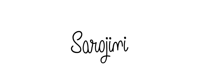 You should practise on your own different ways (Angelique-Rose-font-FFP) to write your name (Sarojini) in signature. don't let someone else do it for you. Sarojini signature style 5 images and pictures png