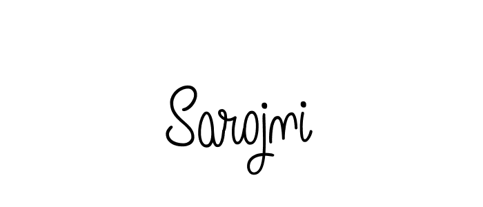 Make a beautiful signature design for name Sarojni. With this signature (Angelique-Rose-font-FFP) style, you can create a handwritten signature for free. Sarojni signature style 5 images and pictures png