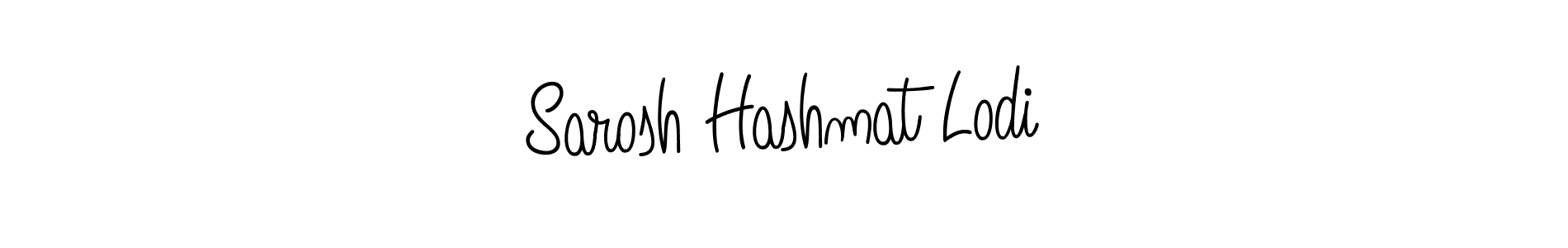 How to make Sarosh Hashmat Lodi signature? Angelique-Rose-font-FFP is a professional autograph style. Create handwritten signature for Sarosh Hashmat Lodi name. Sarosh Hashmat Lodi signature style 5 images and pictures png