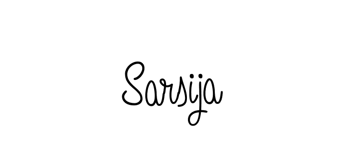 How to Draw Sarsija signature style? Angelique-Rose-font-FFP is a latest design signature styles for name Sarsija. Sarsija signature style 5 images and pictures png