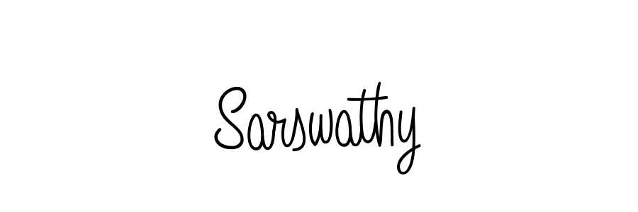 Design your own signature with our free online signature maker. With this signature software, you can create a handwritten (Angelique-Rose-font-FFP) signature for name Sarswathy. Sarswathy signature style 5 images and pictures png