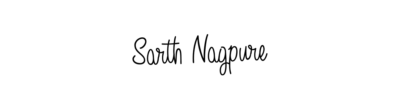 Create a beautiful signature design for name Sarth Nagpure. With this signature (Angelique-Rose-font-FFP) fonts, you can make a handwritten signature for free. Sarth Nagpure signature style 5 images and pictures png