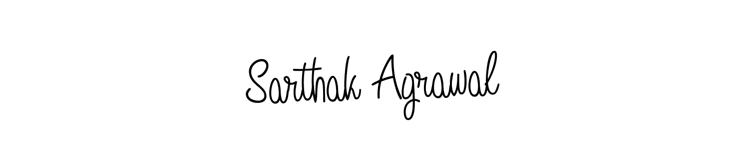 You should practise on your own different ways (Angelique-Rose-font-FFP) to write your name (Sarthak Agrawal) in signature. don't let someone else do it for you. Sarthak Agrawal signature style 5 images and pictures png