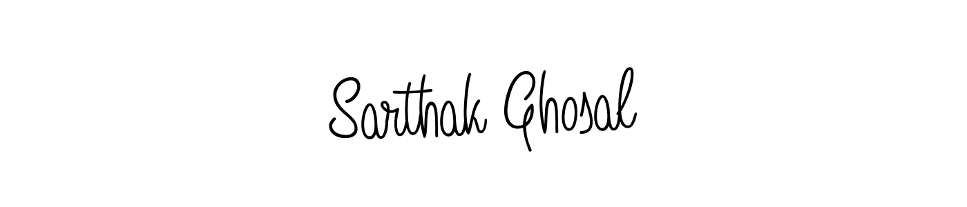 Design your own signature with our free online signature maker. With this signature software, you can create a handwritten (Angelique-Rose-font-FFP) signature for name Sarthak Ghosal. Sarthak Ghosal signature style 5 images and pictures png
