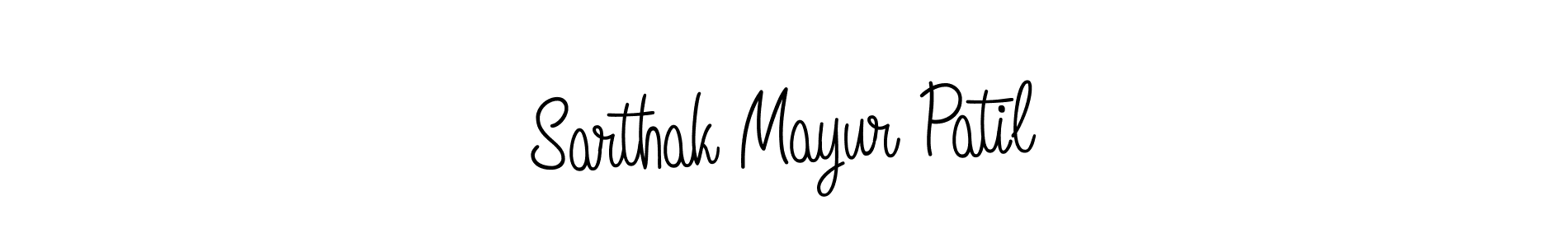 Sarthak Mayur Patil stylish signature style. Best Handwritten Sign (Angelique-Rose-font-FFP) for my name. Handwritten Signature Collection Ideas for my name Sarthak Mayur Patil. Sarthak Mayur Patil signature style 5 images and pictures png