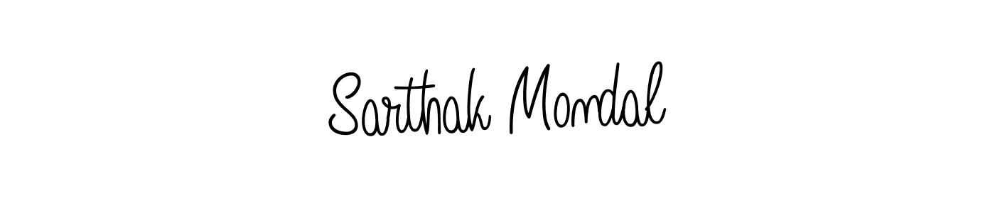 Also we have Sarthak Mondal name is the best signature style. Create professional handwritten signature collection using Angelique-Rose-font-FFP autograph style. Sarthak Mondal signature style 5 images and pictures png