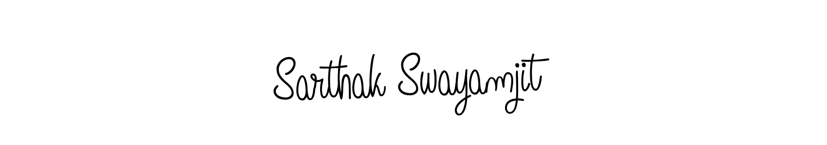 Make a short Sarthak Swayamjit signature style. Manage your documents anywhere anytime using Angelique-Rose-font-FFP. Create and add eSignatures, submit forms, share and send files easily. Sarthak Swayamjit signature style 5 images and pictures png