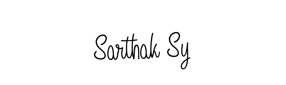 Design your own signature with our free online signature maker. With this signature software, you can create a handwritten (Angelique-Rose-font-FFP) signature for name Sarthak Sy. Sarthak Sy signature style 5 images and pictures png