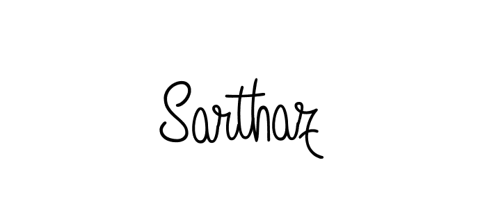 You should practise on your own different ways (Angelique-Rose-font-FFP) to write your name (Sarthaz) in signature. don't let someone else do it for you. Sarthaz signature style 5 images and pictures png