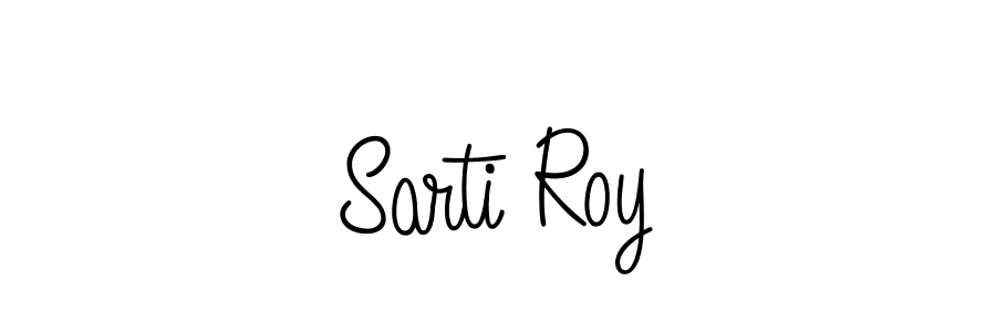 Use a signature maker to create a handwritten signature online. With this signature software, you can design (Angelique-Rose-font-FFP) your own signature for name Sarti Roy. Sarti Roy signature style 5 images and pictures png