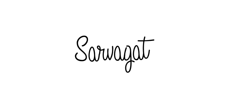 Design your own signature with our free online signature maker. With this signature software, you can create a handwritten (Angelique-Rose-font-FFP) signature for name Sarvagat. Sarvagat signature style 5 images and pictures png