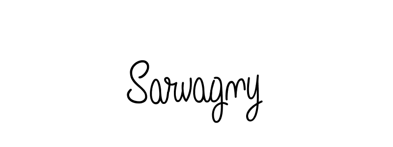 if you are searching for the best signature style for your name Sarvagny. so please give up your signature search. here we have designed multiple signature styles  using Angelique-Rose-font-FFP. Sarvagny signature style 5 images and pictures png