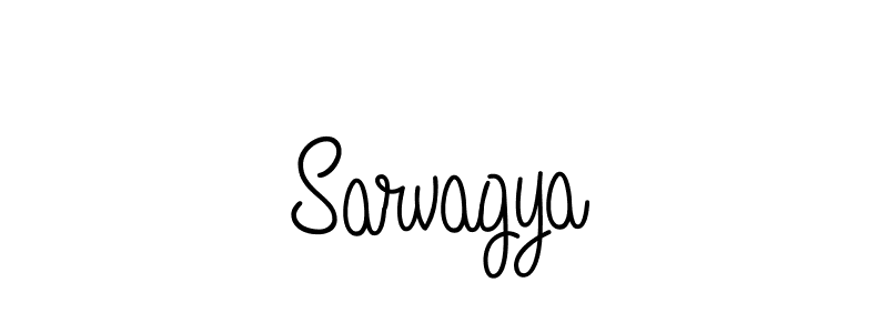 Design your own signature with our free online signature maker. With this signature software, you can create a handwritten (Angelique-Rose-font-FFP) signature for name Sarvagya. Sarvagya signature style 5 images and pictures png