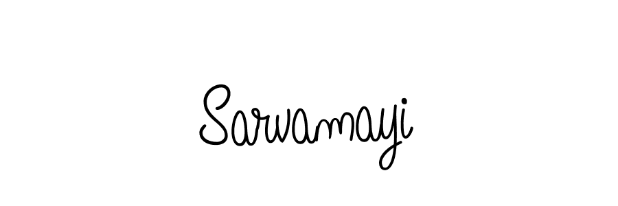 Create a beautiful signature design for name Sarvamayi. With this signature (Angelique-Rose-font-FFP) fonts, you can make a handwritten signature for free. Sarvamayi signature style 5 images and pictures png