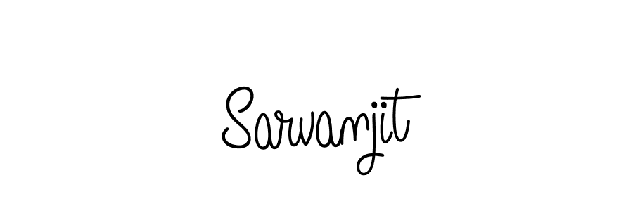 Make a beautiful signature design for name Sarvanjit. With this signature (Angelique-Rose-font-FFP) style, you can create a handwritten signature for free. Sarvanjit signature style 5 images and pictures png