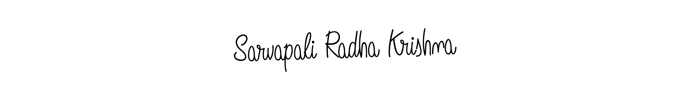 Create a beautiful signature design for name Sarvapali Radha Krishna. With this signature (Angelique-Rose-font-FFP) fonts, you can make a handwritten signature for free. Sarvapali Radha Krishna signature style 5 images and pictures png