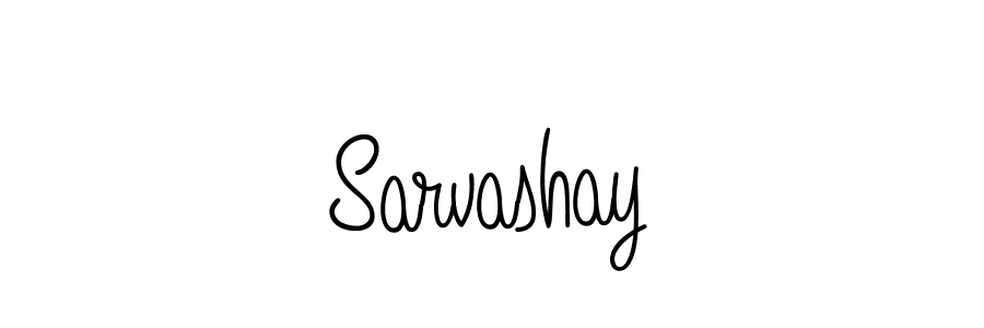 Use a signature maker to create a handwritten signature online. With this signature software, you can design (Angelique-Rose-font-FFP) your own signature for name Sarvashay. Sarvashay signature style 5 images and pictures png