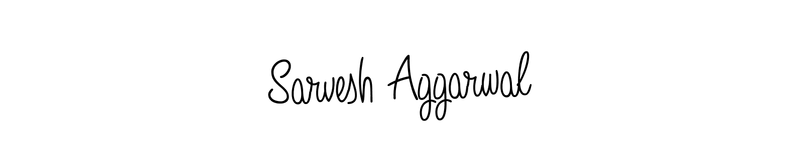 Also we have Sarvesh Aggarwal name is the best signature style. Create professional handwritten signature collection using Angelique-Rose-font-FFP autograph style. Sarvesh Aggarwal signature style 5 images and pictures png