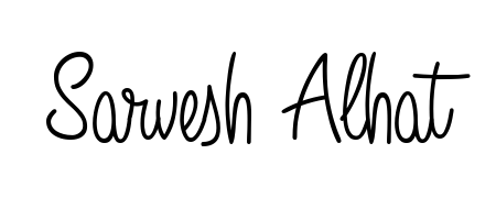 The Angelique-Rose-font-FFP font transforms the name Sarvesh Alhat into an executive sign with sharp precision and distinguished character. Sarvesh Alhat signature style 5 images and pictures png