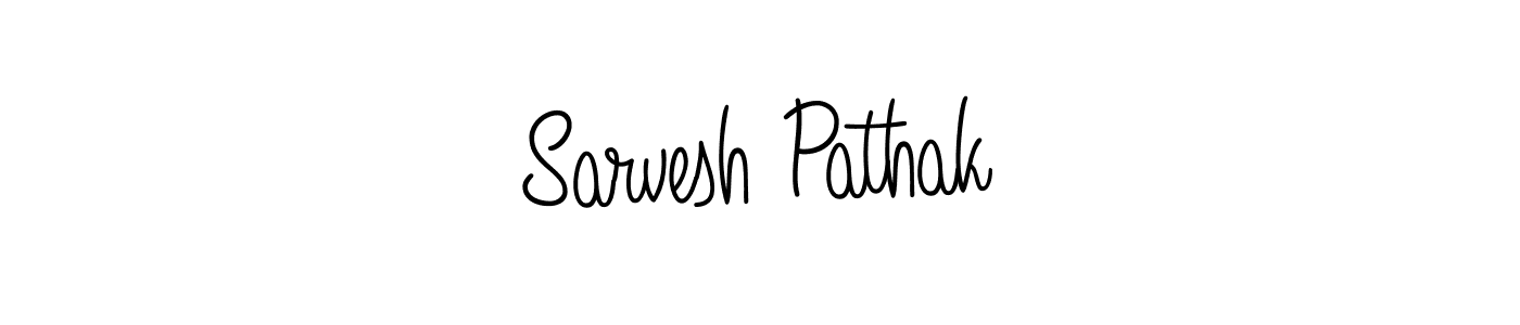 Also we have Sarvesh Pathak name is the best signature style. Create professional handwritten signature collection using Angelique-Rose-font-FFP autograph style. Sarvesh Pathak signature style 5 images and pictures png