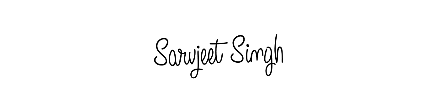 Make a beautiful signature design for name Sarvjeet Singh. With this signature (Angelique-Rose-font-FFP) style, you can create a handwritten signature for free. Sarvjeet Singh signature style 5 images and pictures png