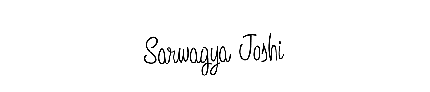 Make a beautiful signature design for name Sarwagya Joshi. Use this online signature maker to create a handwritten signature for free. Sarwagya Joshi signature style 5 images and pictures png