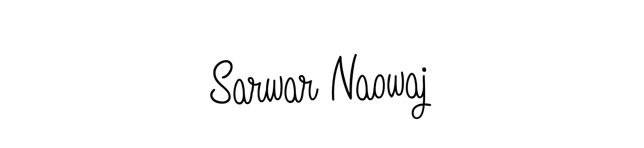 Sarwar Naowaj stylish signature style. Best Handwritten Sign (Angelique-Rose-font-FFP) for my name. Handwritten Signature Collection Ideas for my name Sarwar Naowaj. Sarwar Naowaj signature style 5 images and pictures png