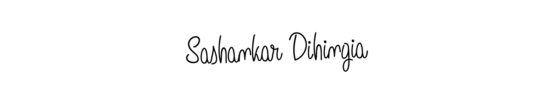 How to make Sashankar Dihingia name signature. Use Angelique-Rose-font-FFP style for creating short signs online. This is the latest handwritten sign. Sashankar Dihingia signature style 5 images and pictures png