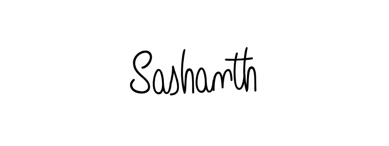 Design your own signature with our free online signature maker. With this signature software, you can create a handwritten (Angelique-Rose-font-FFP) signature for name Sashanth. Sashanth signature style 5 images and pictures png