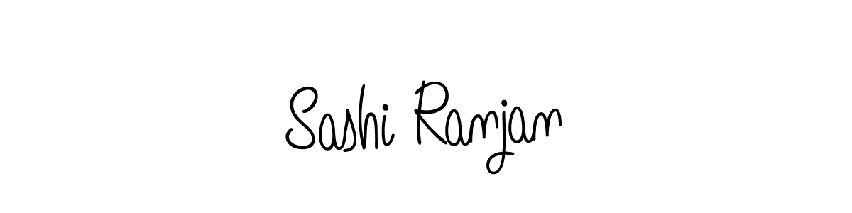Sashi Ranjan stylish signature style. Best Handwritten Sign (Angelique-Rose-font-FFP) for my name. Handwritten Signature Collection Ideas for my name Sashi Ranjan. Sashi Ranjan signature style 5 images and pictures png
