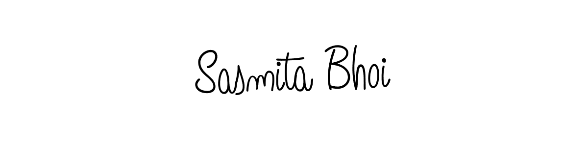 if you are searching for the best signature style for your name Sasmita Bhoi. so please give up your signature search. here we have designed multiple signature styles  using Angelique-Rose-font-FFP. Sasmita Bhoi signature style 5 images and pictures png