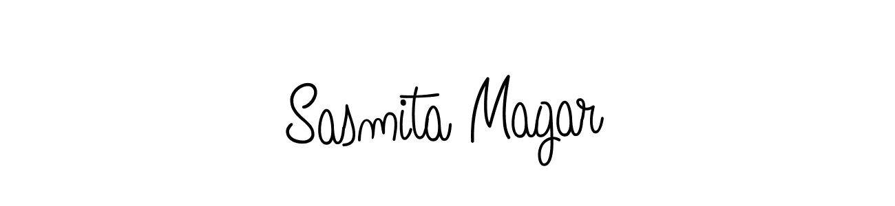 Make a short Sasmita Magar signature style. Manage your documents anywhere anytime using Angelique-Rose-font-FFP. Create and add eSignatures, submit forms, share and send files easily. Sasmita Magar signature style 5 images and pictures png