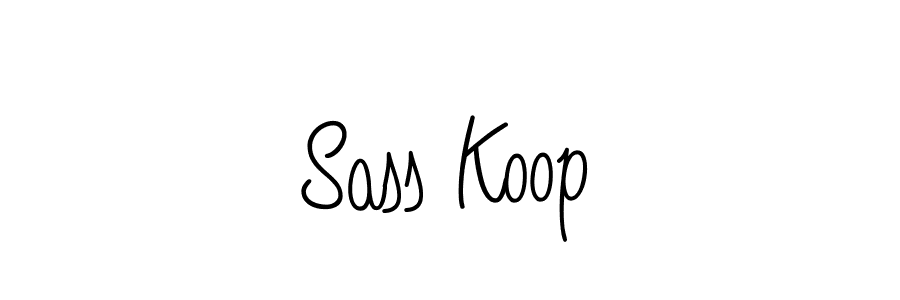 The best way (Angelique-Rose-font-FFP) to make a short signature is to pick only two or three words in your name. The name Sass Koop include a total of six letters. For converting this name. Sass Koop signature style 5 images and pictures png