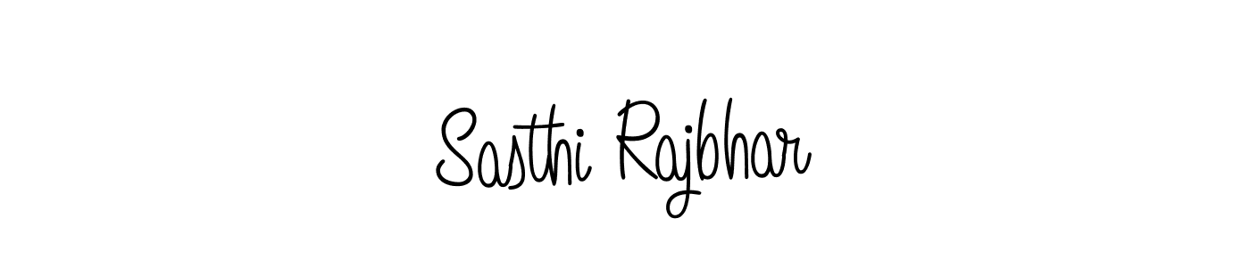 You should practise on your own different ways (Angelique-Rose-font-FFP) to write your name (Sasthi Rajbhar) in signature. don't let someone else do it for you. Sasthi Rajbhar signature style 5 images and pictures png