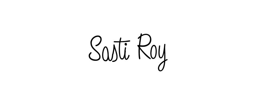 The best way (Angelique-Rose-font-FFP) to make a short signature is to pick only two or three words in your name. The name Sasti Roy include a total of six letters. For converting this name. Sasti Roy signature style 5 images and pictures png