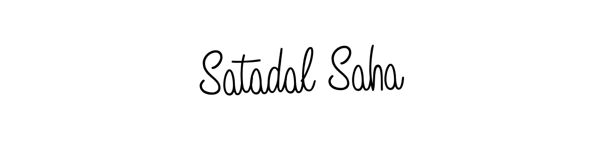 Also we have Satadal Saha name is the best signature style. Create professional handwritten signature collection using Angelique-Rose-font-FFP autograph style. Satadal Saha signature style 5 images and pictures png