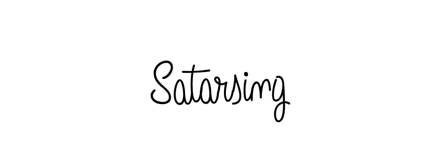 You should practise on your own different ways (Angelique-Rose-font-FFP) to write your name (Satarsing) in signature. don't let someone else do it for you. Satarsing signature style 5 images and pictures png