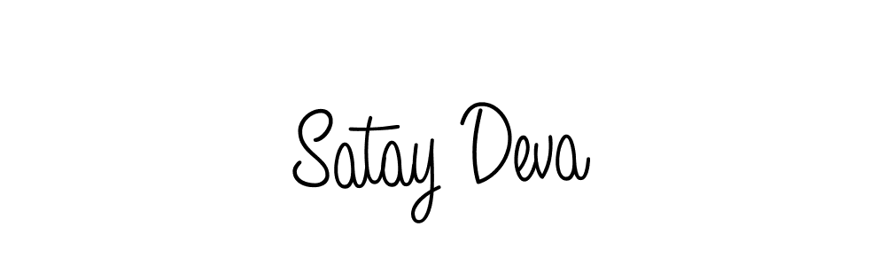 How to Draw Satay Deva signature style? Angelique-Rose-font-FFP is a latest design signature styles for name Satay Deva. Satay Deva signature style 5 images and pictures png