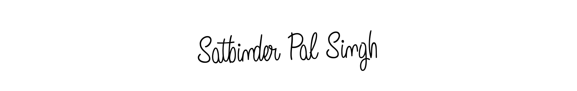 Create a beautiful signature design for name Satbinder Pal Singh. With this signature (Angelique-Rose-font-FFP) fonts, you can make a handwritten signature for free. Satbinder Pal Singh signature style 5 images and pictures png