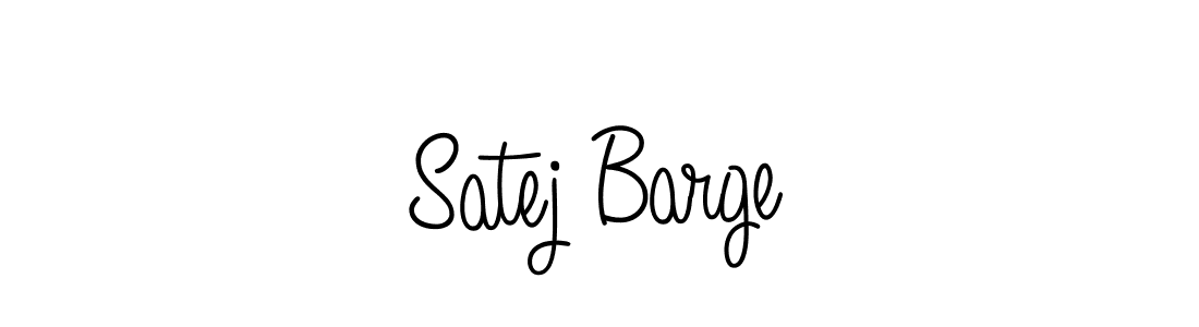 The best way (Angelique-Rose-font-FFP) to make a short signature is to pick only two or three words in your name. The name Satej Barge include a total of six letters. For converting this name. Satej Barge signature style 5 images and pictures png