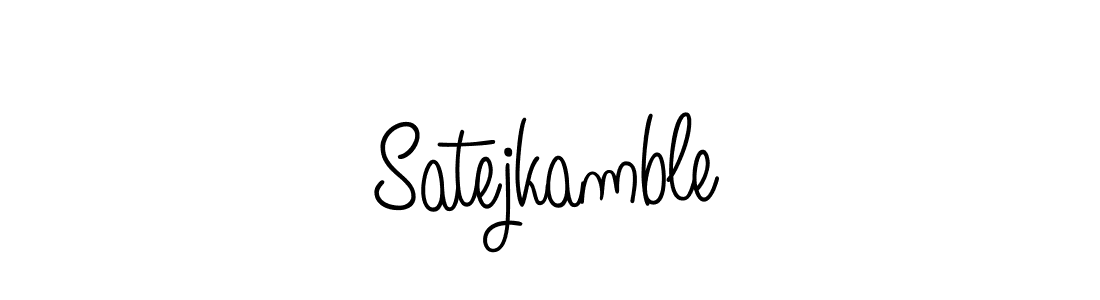 Here are the top 10 professional signature styles for the name Satejkamble. These are the best autograph styles you can use for your name. Satejkamble signature style 5 images and pictures png