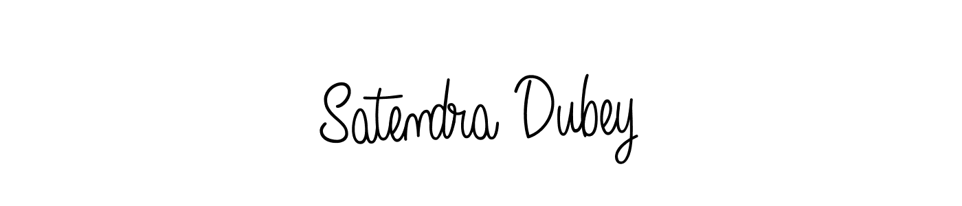 How to make Satendra Dubey name signature. Use Angelique-Rose-font-FFP style for creating short signs online. This is the latest handwritten sign. Satendra Dubey signature style 5 images and pictures png