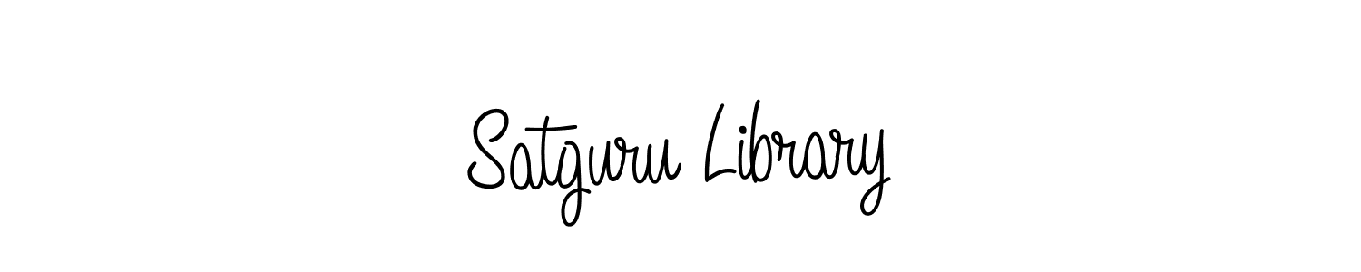 Once you've used our free online signature maker to create your best signature Angelique-Rose-font-FFP style, it's time to enjoy all of the benefits that Satguru Library name signing documents. Satguru Library signature style 5 images and pictures png