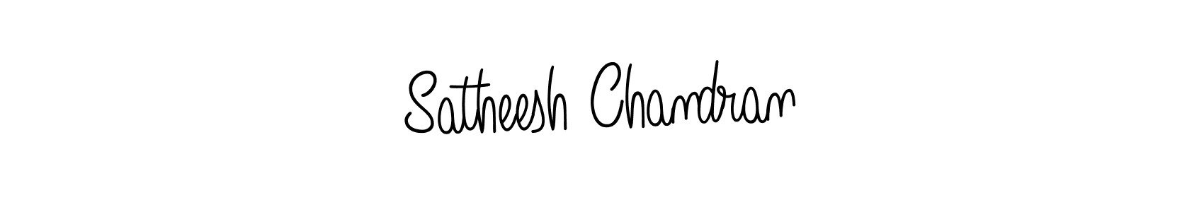 The best way (Angelique-Rose-font-FFP) to make a short signature is to pick only two or three words in your name. The name Satheesh Chandran include a total of six letters. For converting this name. Satheesh Chandran signature style 5 images and pictures png