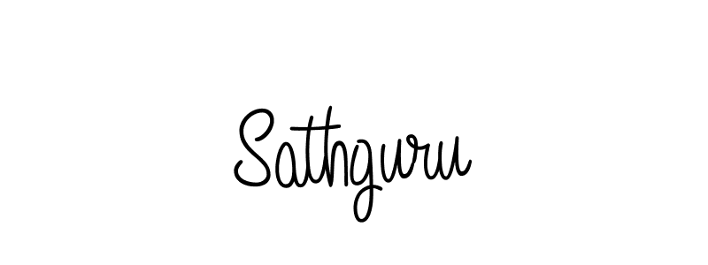 Use a signature maker to create a handwritten signature online. With this signature software, you can design (Angelique-Rose-font-FFP) your own signature for name Sathguru. Sathguru signature style 5 images and pictures png