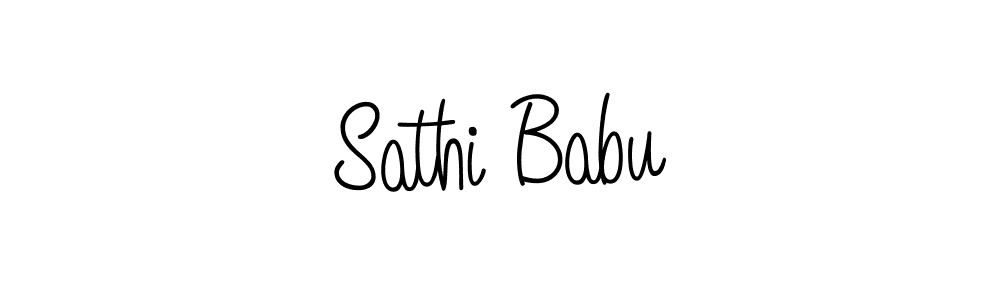 Create a beautiful signature design for name Sathi Babu. With this signature (Angelique-Rose-font-FFP) fonts, you can make a handwritten signature for free. Sathi Babu signature style 5 images and pictures png