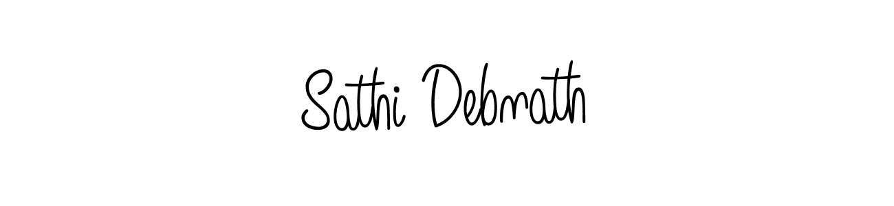 You should practise on your own different ways (Angelique-Rose-font-FFP) to write your name (Sathi Debnath) in signature. don't let someone else do it for you. Sathi Debnath signature style 5 images and pictures png
