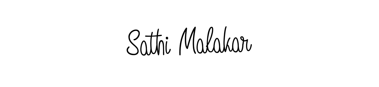 Also we have Sathi Malakar name is the best signature style. Create professional handwritten signature collection using Angelique-Rose-font-FFP autograph style. Sathi Malakar signature style 5 images and pictures png